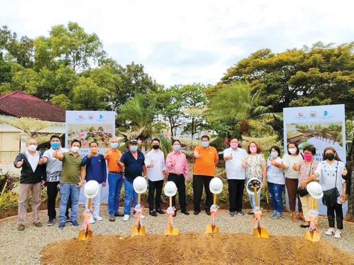 GBP Power producer Global Business Power Corp., through its subsidiaries, Panay Energy Development Corp. and Panay Power Corp., seals a partnership with the Iloilo City government for the enhancement of the La Paz Plaza. PANAY NEWS PHOTO