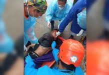 Young man shot to death Policemen of Calatrava, Negros Occidental secure the body of a 19-year-old man shot dead in Barangay Minapasuk yesterday. CALATRAVA MPS/NOCPPO