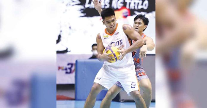 Dexter Maiquez and the Meralco Bolts are the top seeds in the PBA 3x3 Lakas ng Tatlo first conference Grand Finals. PBA MEDIA BUREAU
