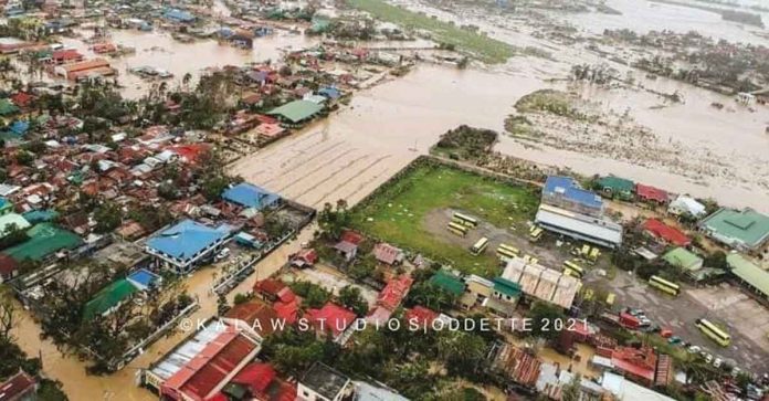 power Southern Negros Occidental swims in floodwaters when super typhoon “Odette” struck last week.