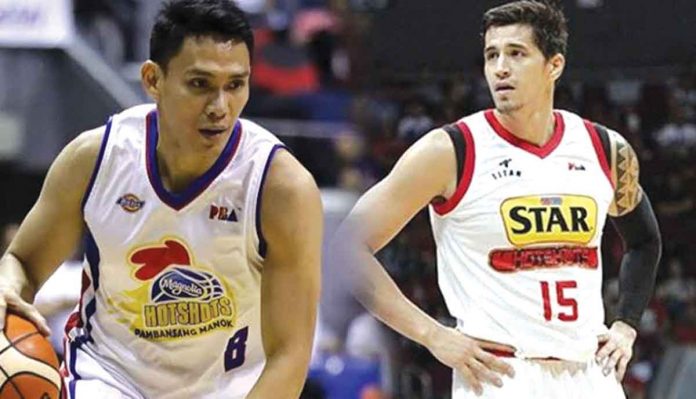 sports-magnolia Peter June Simon and Jean Marc Pingris. FASTBREAK PHOTO