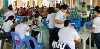 A total of 870 residents of Valderrama, Antique were vaccinated against coronavirus disease 2019 during the first day of the Bayanihan Bakunahan national vaccination drive on Nov. 29, 2021. PHOTO FROM THE MUNICIPALITY OF VALDERRAMA