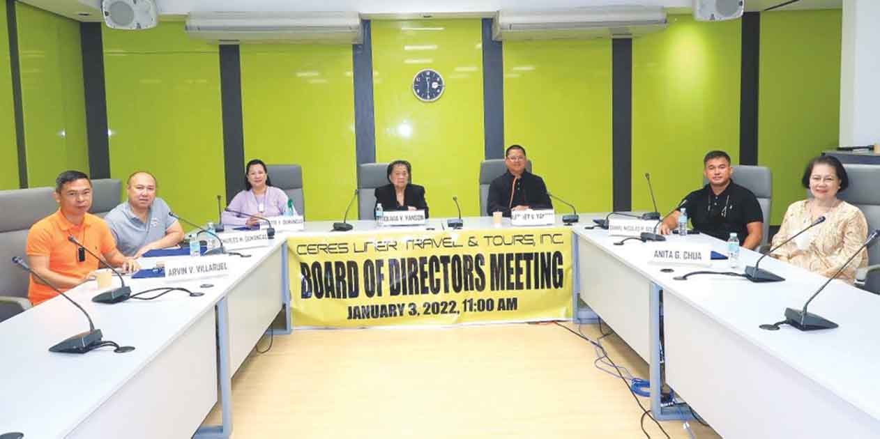 Yanson matriarch leads anew Ceres Liner Stockholders meeting