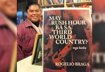 Filipino playwright in the UK granted with refugee status Rogelio Braga. Photo courtesy of Warren Hallet-Cousins.
