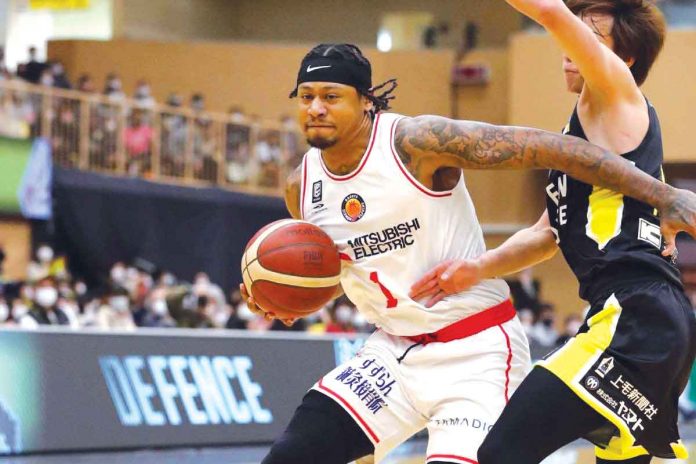 sports-parks Bobby Ray Parks Jr. plays for the Nagoya Diamond Dolphins in the 2021-22 B.League season in Japan. PHOTO COURTESY OF B.LEAGUE