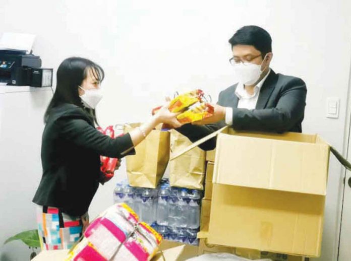 travel-again An initial effort of 127 families will benefit from the relief packs prepared by MHR