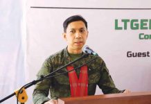 “The government is always open to rebels who want to return to the folds of the law. We urge the rebels to lay down their arms while they still have time,” says Major General Benedict Arevalo, commander of the Philippine Army’s 3rd Infantry (Spearhead) Division.