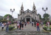 Jaro Cathedral releases schedule of religious activities for Holy Week People observe physical distancing as they pray outside the Jaro Metropolitan Cathedral in Jaro, Iloilo City. Due to the coronavirus disease pandemic, Jaro won’t have a grandiose religious and district fiesta tomorrow, Feb. 2. PN PHOTO