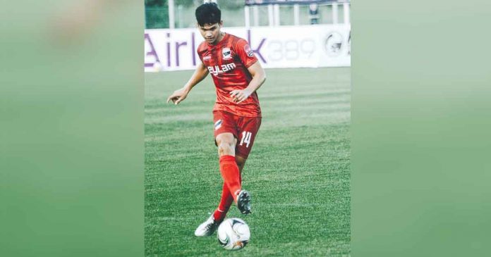 Jaime Rosquillo is no stranger to the national men’s football team call up. He played for the U-16 Azkals in the 2018 AFF tourney and U-19 in the AFF U-19 squad. PHOTO FROM JAIME ROSQUILLO FACEBOOK PAGE