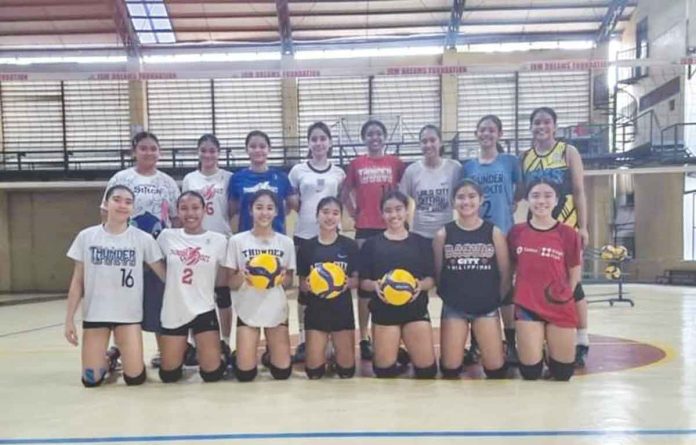 sports-WV Members of the national U-17 girls volleyball team. PHOTO COURTESY OF JOSE MONTALBO