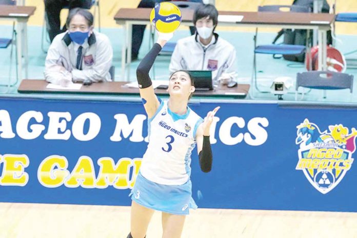 sports-jaja Jaja Santiago. PHOTO COURTESY OF JAPAN V.LEAGUE