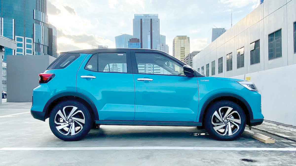 Toyota says the Raize’s fuel economy can reach 19km/L in mixed conditions