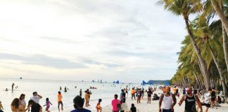 Boracay drew foreigners in February this year, mostly tourists are from Germany, the United Kingdom, and the United States.