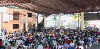 The 1,437 senior citizens of Sebaste, Antique received a social pension for the first quarter of 2022. Photo from Facebook page of Baby Gas Serves