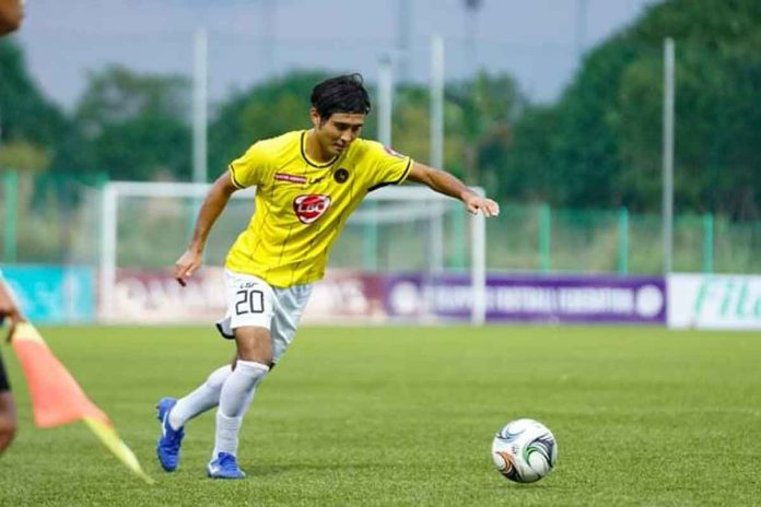 Daizo Horikoshi was the goal scorer in Kaya Futbol Club-Iloilo’s stalemate with United City Football Club. KAYA-ILOILO PHOTO
