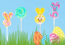 Tuck a bouquet of these Swirl Pops to your Easter basket.