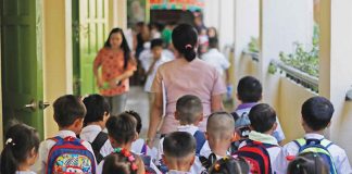 Teachers were not only providing free labor for the enhancement of their classrooms but also soliciting funds from private donors to buy the materials needed for face-to-face classes.