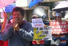 Secretary general Elmer Forro of Bayan Panay speaks at a rally on June 12, 2019. Photo courtesy of Rappler.