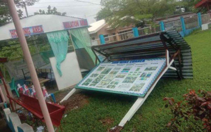 news-school Tropical Depression “Agaton” wrecked a portion of Lipata Integrated School in the municipality of Barotac Viejo, Iloilo. So many more schools in Western Visayas reported having been damaged, too. PNA PHOTO COURTESY OF DEPED WESTERN VISAYAS
