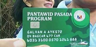 The Pantawid Pasada is a government fuel subsidy program. A public utility driver is issued a fuel subsidy card to avail himself of fuel at participating gasoline stations.