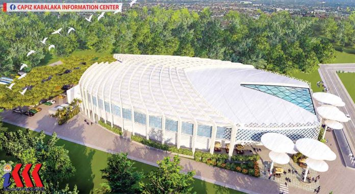 The design of this proposed P250-million evacuation center cum convention center to rise in Roxas City is inspired by the diwal, a bivalve shell endemic to the coastal waters of Capiz. Its groundbreaking on April 16 was led by President Rodrigo Duterte. PIA-CAPIZ PHOTO