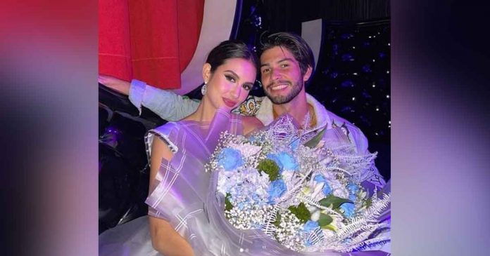 cortesi Miss Universe Philippines and boyfriend, football player Matthew Custodio. ABS-CBN NEWS PHOTO