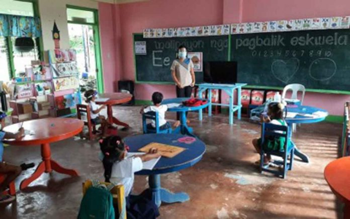 Since classes will end on June 27, the Department of Education - Western Visayas will dedicate a two-month break for the validation of schools that are willing to implement limited physical classes. File photo courtesy of DepEd-VI