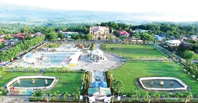 news-lambunao-PNA An aerial shot of the public plaza of Lambunao, Iloilo. PNA PHOTO