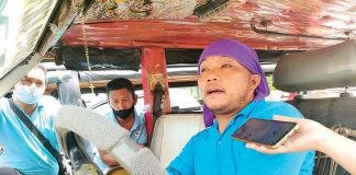 “Wala na kami choice. Ma-untat na lang kami biyahe. Ano ang pang-arkila namon kon wala sang masakay nga mga pasahero? Kon piliton namon biyahe basi indi kami makasapar sang amon arkila,” says Leganes jeepney driver Jay-r Binigay. PN PHOTO