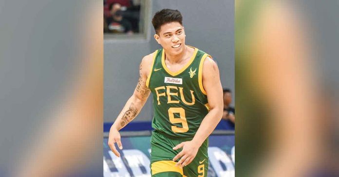 sajonia John Bryan Sajonia drilled seven outside shot to finish with career-best 27 points, four rebounds, two assists, and a steal. UAAP MEDIA BUREAU PHOTO