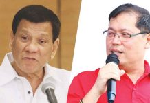 Duterte (left). Mabilog (right)