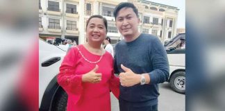 Kalibo, Aklan’s Mayor-elect Juris Sucro (right) and reelected Vice Mayor Cynthia Cerrada Dela Cruz will take their oath of office today at the historic Kalibo Pastrana Park.