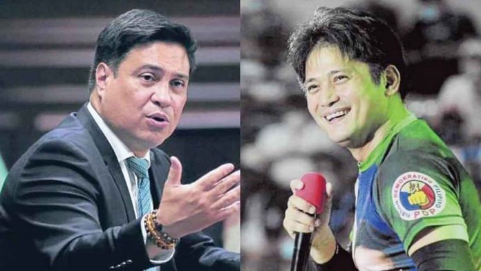 nation2 Senate Majority Leader Juan Miguel Zubiri and incoming Senator Robin Padilla. INQUIRER.NET