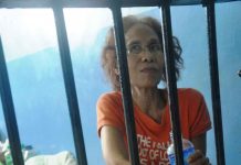 Peace consultant Maria Concepcion “Concha” Araneta Bocala of the National Democratic Front of the Philippines was apprehended in August 2015 in Iloilo City but temporarily released in 2016 to join the peace talks in Norway under the Duterte administration. She remains at large following the termination of the negotiation by President Rodrigo Duterte in 201. PN FILE