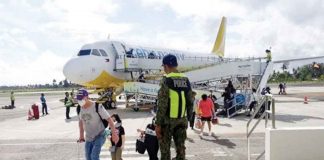 Prior to the coronavirus pandemic in 2020, 30 international flights and 10 domestic flights landed and took off daily at the Kalibo International Airport. At least seven domestic flights are currently being catered by the airport. PHOTO BY KALIBO 6TH AVSEU