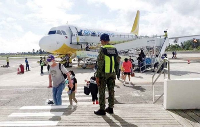 Prior to the coronavirus pandemic in 2020, 30 international flights and 10 domestic flights landed and took off daily at the Kalibo International Airport. At least seven domestic flights are currently being catered by the airport. PHOTO BY KALIBO 6TH AVSEU