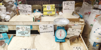 Prices of rice vary depending on variety such as these being sold in the public market of Pavia, Iloilo. ARNEL JOHN PALCULLO/PN