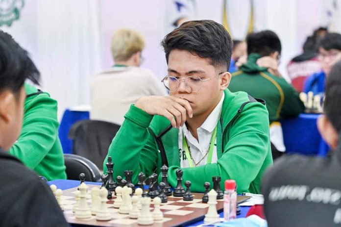 sports-ilonggo Cyril Felrod Telesforo of Iloilo wins a chess gold medal in the recent University Athletic Association of the Philippines Season 84. Telesforo is a chess National Master.