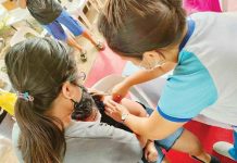 In Aklan, 59,433 people or 87.04 percent in the 12 to 17 years old age group have received at least one dose of the COVID-19 vaccine, while 57,648 or 84.43 percent got both doses. Photo shows an eligible child being vaccinated.