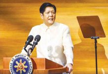 President Ferdinand Marcos Jr. wears Barong Tagalog for his first State of the Nation Address.