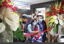 The One Repatriation Command Center of the Department of Migrant Workers (DMW) has been formally opened. From left: Department of Foreign Affairs undersecretary Eduardo Jose De Vega, DMW secretary Susan “Toots” Ople and Overseas Workers Welfare Administration’s Administrator Hans Leo Cacdac.
