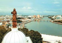 Iloilo City among UN ‘global models’ for zero-waste efforts The “Lin-ay sang Iloilo” bronze statue looms large atop the Iloilo City Hall. From the top floor of the city hall can be seen large swaths of the City Proper, including the Iloilo River. CITY MAYOR’S OFFICE PHOTO