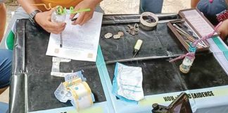 These are the items recovered from a buy-bust operation in Kalibo, Aklan on July 2 from a suspect working in Boracay Island.