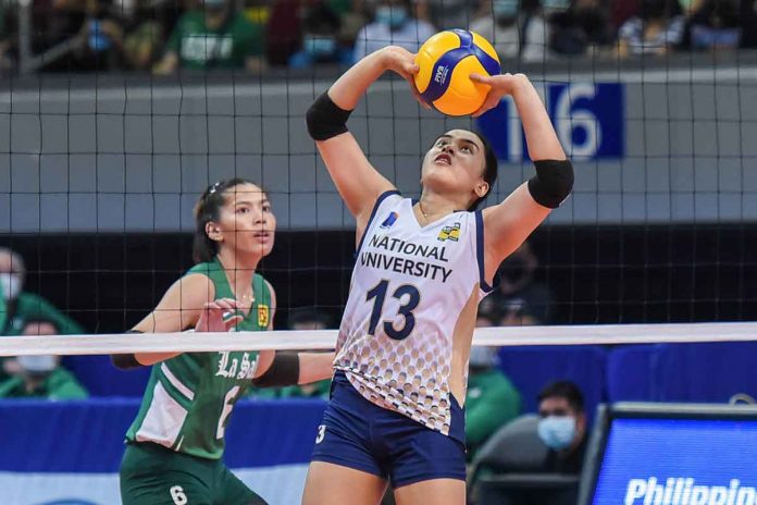 sports-lamina-pic-and-caption Guimarasnon Camille Lamina is among the six National University Lady Bulldogs players invited to join the national women’s volleyball team. UAAP MEDIA BUREAU