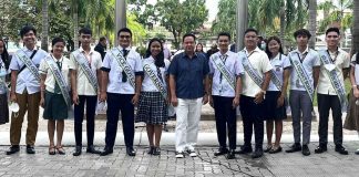 These are the youth counterparts of Iloilo provincial government officials in line with the Linggo ng Kabataan celebration from Aug. 15 to 20. PHOTO FROM BALITA HALIN SA KAPITOLYO