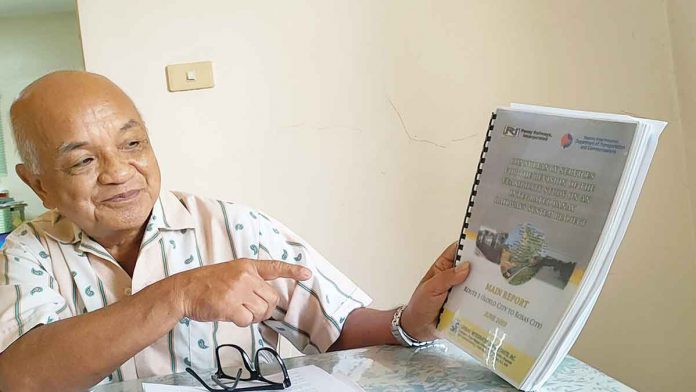 front-ime-railway-displace Relocating affected households is part of the project feasibility study to be required of entities willing to revive the Panay railways, says Director Cesar Capellan of the Panay Railways, Inc.