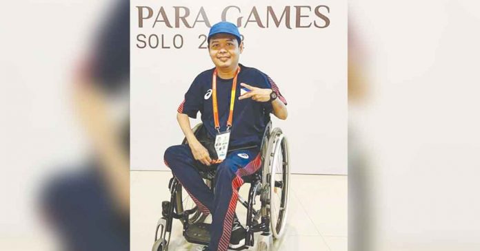 negresne-asean-para-games Sander Severino. PHOTO FROM SANDER SEVERINO’S FACEBOOK PAGE