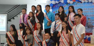 These are some of the 27 persons with disability and college scholars of the provincial government of Iloilo.