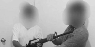 Rebel suspect alias “Beloy” surrenders to the police of Sibalom town in Antique. APPO-PRO6/FB