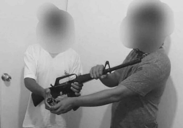 CTG Rebel suspect alias “Beloy” surrenders to the police of Sibalom town in Antique. APPO-PRO6/FB